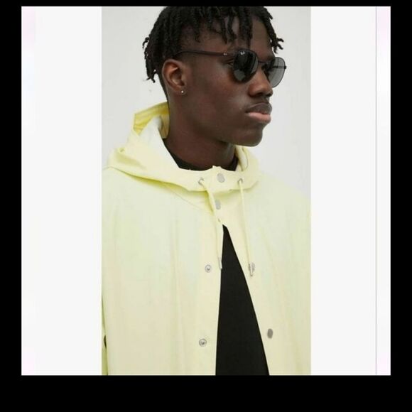 Rains RAIN Jacket in Straw AVAILABLE IN LONG AND SHORT - Picture 2 of 15